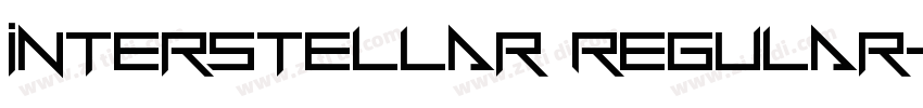 Interstellar Regular字体转换